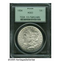 1894 S$1 MS63 PCGS. Although popular among today'