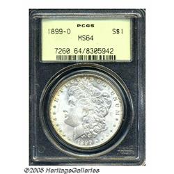 1899-O S$1 MS64 PCGS. Well defined and mostly bri