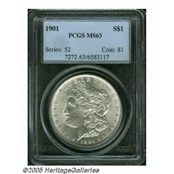 1901 S$1 MS63 PCGS. This conditionally rare issue