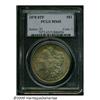 Image 1 : 1878 8TF S$1 MS65 PCGS. VAM-14.1. Pastel lime-gre