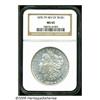 Image 1 : 1878 7TF S$1 Reverse of 1878 MS65 NGC. A beautifu