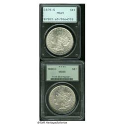 1878-S S$1 MS65 PCGS, sharply struck, and brillia