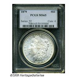 1879 S$1 MS65 PCGS. With a business strike mintag