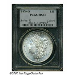 1879-O S$1 MS64 PCGS. Virtually brilliant surface