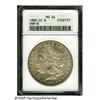 Image 1 : 1880-CC S$1 MS64 ANACS. VAM-8. Light rose and gol