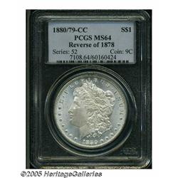 1880/79-CC S$1 Reverse of 1878 MS64 PCGS. VAM-4. 