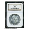 Image 1 : 1880-O S$1 MS64 NGC. Micro O. A brilliant and tho