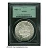 Image 1 : 1881-CC S$1 MS66 PCGS. Scintillating semi-proofli