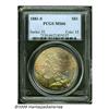 Image 1 : 1881-S S$1 MS66 PCGS. Lustrous surfaces are impre
