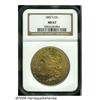 Image 1 : 1882-S S$1 MS67 NGC. Colorful gold, crimson, and 