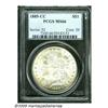 Image 3 : 1885-CC S$1 MS66 PCGS. Untoned and well struck, w