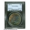 Image 1 : 1887-S S$1 MS64 PCGS. Boldly struck and fully lus