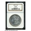 Image 3 : 1889-CC S$1 AU55 NGC. A lightly worn, yet sharply