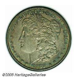 1889-CC S$1 MS60 ANACS. A subtly reflective 1889-