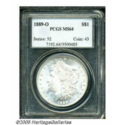 1889-O S$1 MS64 PCGS. Although the strike is not 