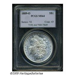 1889-O S$1 MS64 PCGS. Premium quality for the gra