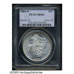 1889-O S$1 MS64 PCGS. This O-mint specimen is nea