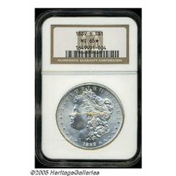 1889-S S$1 MS65 S NGC. One of just 700,000 pieces