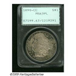 1890-CC S$1 MS63 Prooflike PCGS. Despite an amazi