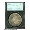 Image 1 : 1891 S$1 MS64 Prooflike PCGS. Well struck with a 