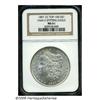 Image 1 : 1891-CC S$1 MS61 NGC. VAM-3. A Top 100 Variety. F