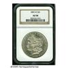 Image 1 : 1892-CC S$1 AU58 NGC. With overall sharp definiti