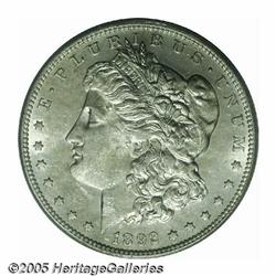 1892-S S$1 AU58 PCGS. The surfaces are bright wit