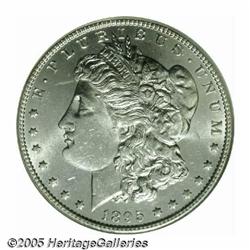 1895-O S$1 MS60 NGC. Reasonably well struck for t