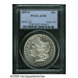 1895-S S$1 AU50 PCGS. AU55 PCGS. Circulated speci