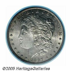 1897-O S$1 MS62 PCGS. This '97-O exhibits a thin 