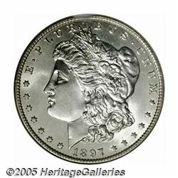 1897-O S$1 MS63 NGC. Mint State 1897-O dollars ar