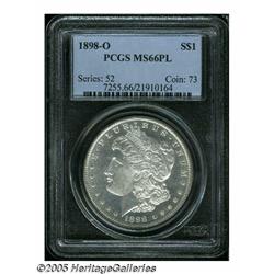 1898-O S$1 MS66 Prooflike PCGS. This well struck 