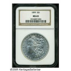 1899 S$1 MS65 NGC. A brilliant, boldly struck, an
