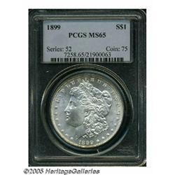 1899 S$1 MS65 PCGS. Brilliant and attractive. The
