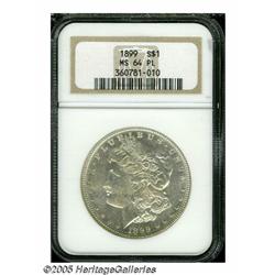 1899 S$1 MS64 Prooflike NGC. The design elements 