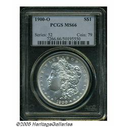 1900-O S$1 MS66 PCGS. Well struck and untoned, wi