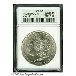 1900-O/CC S$1 MS63 ANACS. VAM-11. A Top 100 Varie