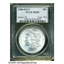 1900-O/CC S$1 MS65 PCGS. VAM-12. A Top 100 Variet