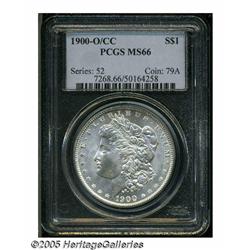 1900-O/CC S$1 MS66 PCGS. The O/CC is a very scarc
