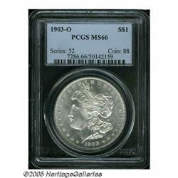 1903-O S$1 MS66 PCGS. The fully lustrous and esse