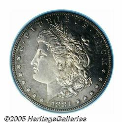 1881 S$1 PR64 Cameo PCGS. One of only 984 proofs 