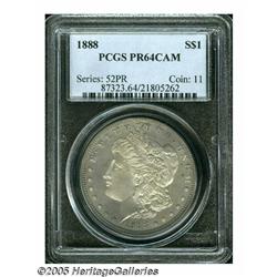 1888 S$1 PR64 Cameo PCGS. Due to inadequate die s