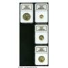Image 1 : 1991 $5 American Gold Eagle Set MS69 NGC. The set