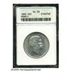 Image 1 : 1883 50C Hawaii Half Dollar AU58 ANACS. A brillia