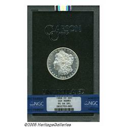 1884-CC S$1 MS64 Prooflike NGC. A brilliant and p