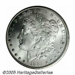 1885-CC S$1 Dollar MS66 NGC. Brilliant and highly