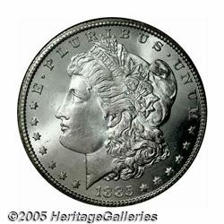 1885-CC S$1 MS66 NGC. A brilliant and well struck