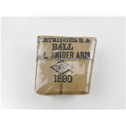 CARTRIDGES S.A. BALL B.L. SNIDER ARM AMMO