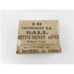 MARTINI-HENRY RIFLE ROLLED CASE AMMO