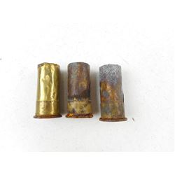 577 DCF TYPE # PRODUCTION INTENDED 1887-1892, DIXON FOIL CASE, SINGLE INNER BASE CUP AMMO